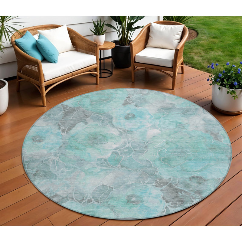 Tapis d'intérieur rond 8 pi