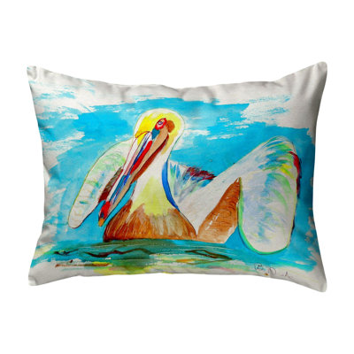  Pelican Noncorded Indoor / Outdoor Rectangular Throw Pillow