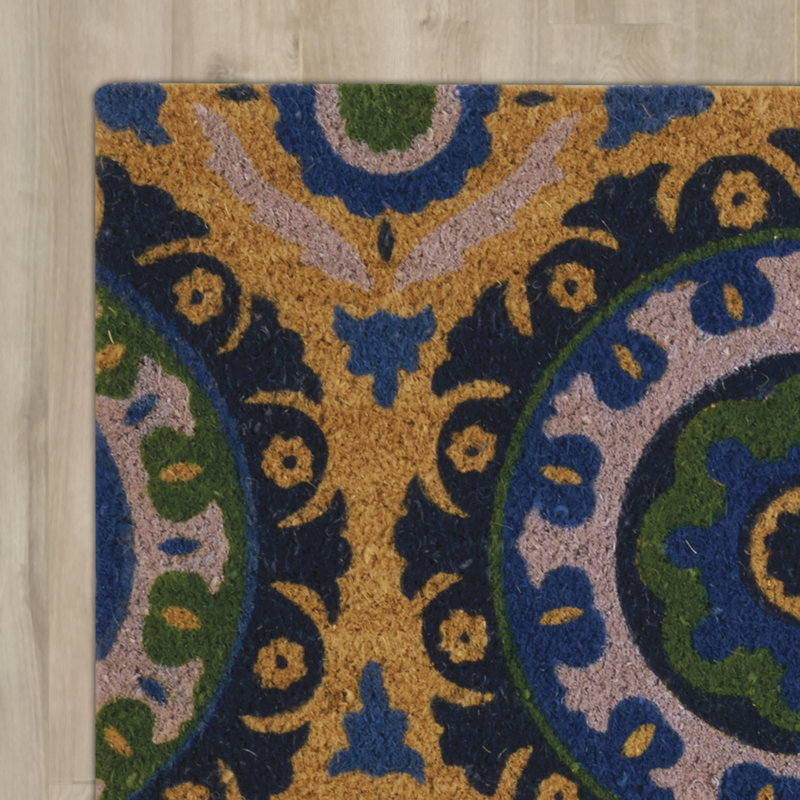 Tapis d'extérieur Fenley, Rectangle 2 pi x 3 pi, Marine