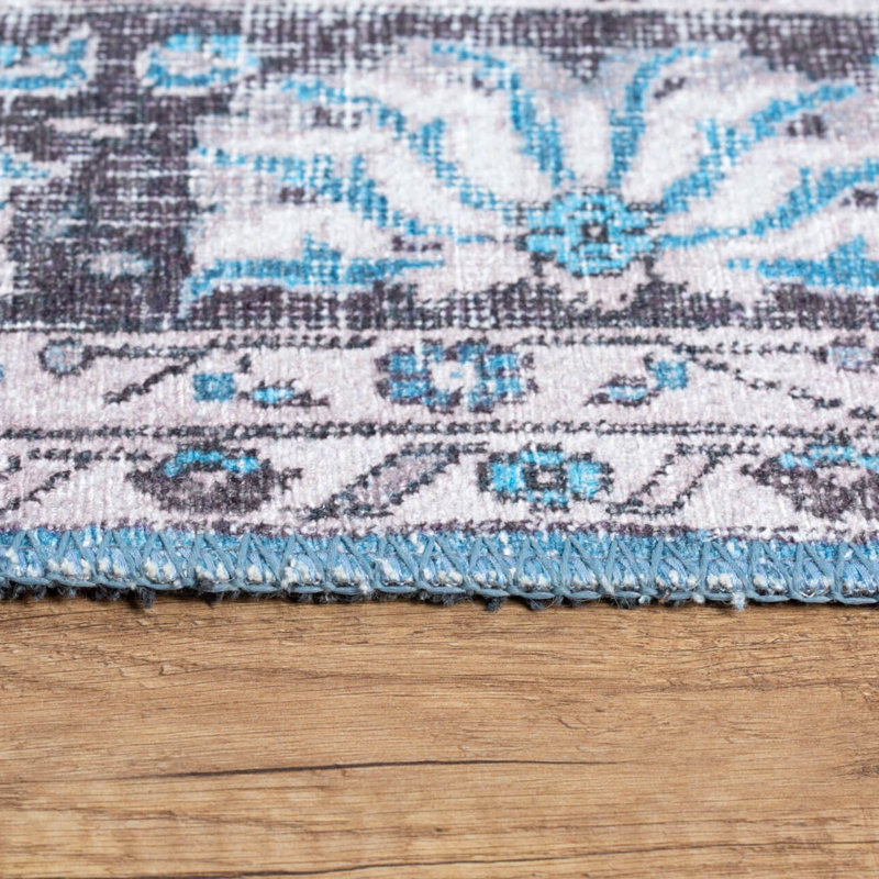 Premium 100% Polyester Area Rug, 6.9 x 10.2 ft | 1850 g/m², 0.2 in Pile Height | Recycled Poly Cotton Underside | Machine Washable at 30°C | Soft, Durable, Eco-Friendly Design for Modern Living Spaces