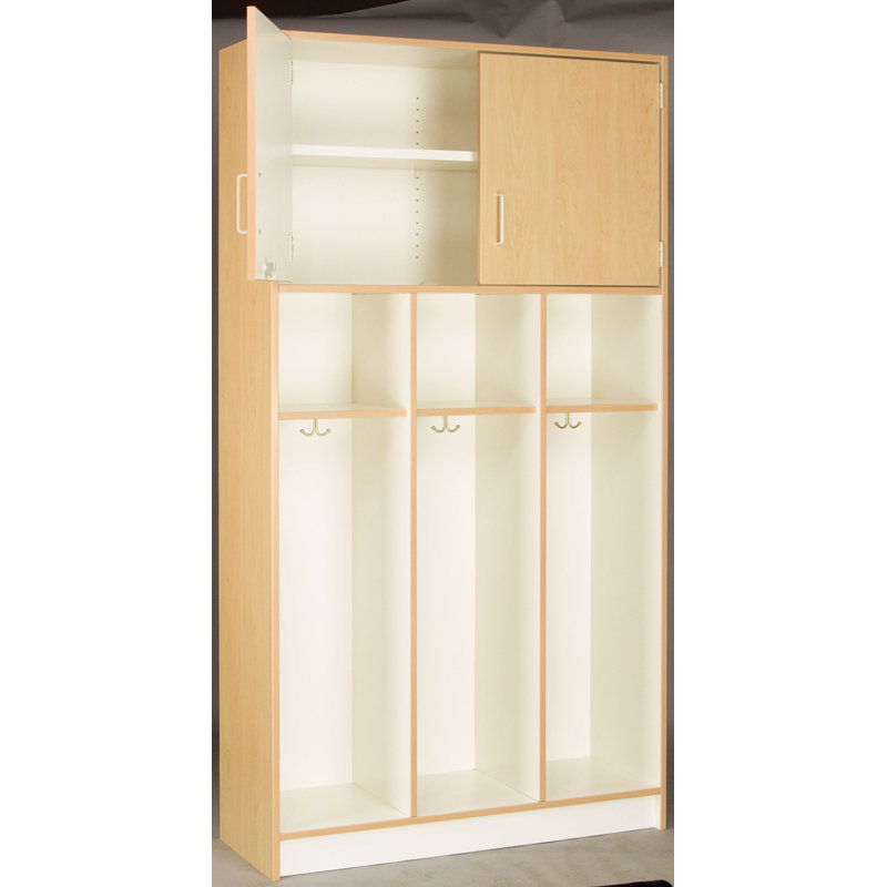 Lockers 4 - Tier 45 in. Cubby, Maple