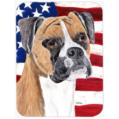 Patriotic Glass Cutting Board
