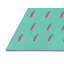 Tissé à la machine en laine et polyester vert/rose Tapis décoratif-1670920713