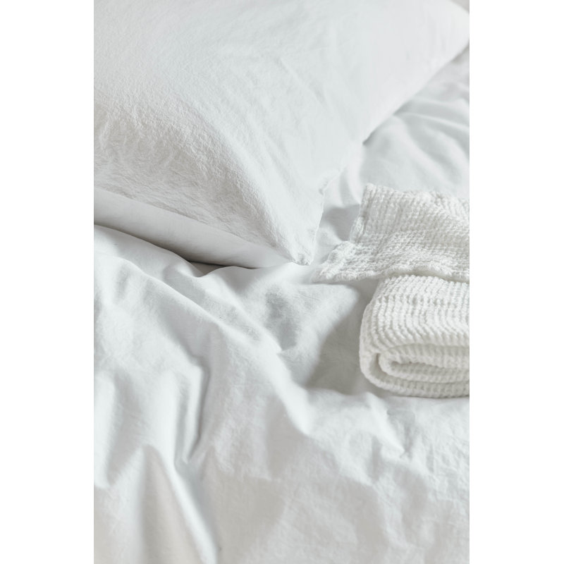 Designers Guild Loweswater Chalk White 300 Thread Count Bedset, Single Bed (135 x 200 cm)