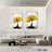 Harnek Abstract Splattered Yellow Tree-108505398