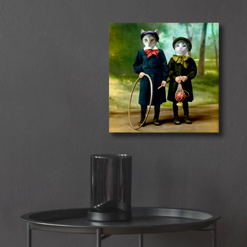 «The Good Kids» par Martine Roch, H 12 po x l 12 po x P 0,13 po