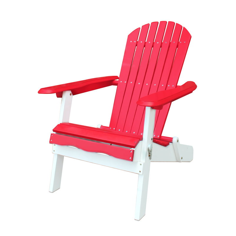 Chaise Adirondack pliante en bois massif Messina