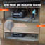 VEVOR Garage Door Seals Bottom Rubber, U Shape +O Ring Combination Garage Door Bottom Weather Seal,
