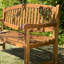 Birge Solid Wood Teak Outdoor Bench