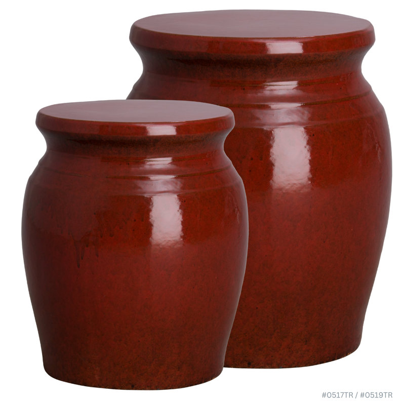 Ceramic Accent Stool