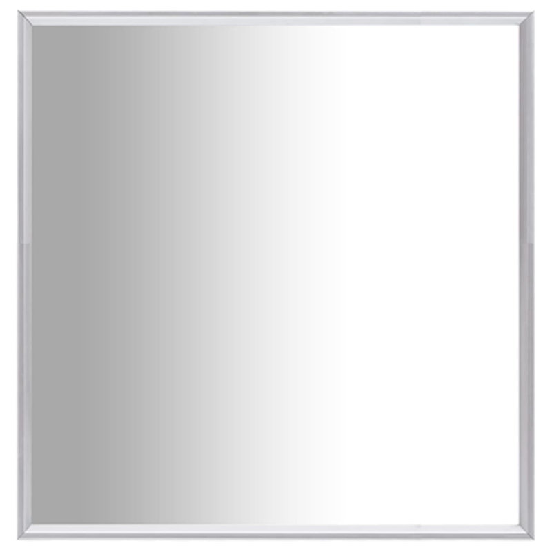 Rosana PVC Flat Wall Mirror, Silver, 60cm H x 60cm W