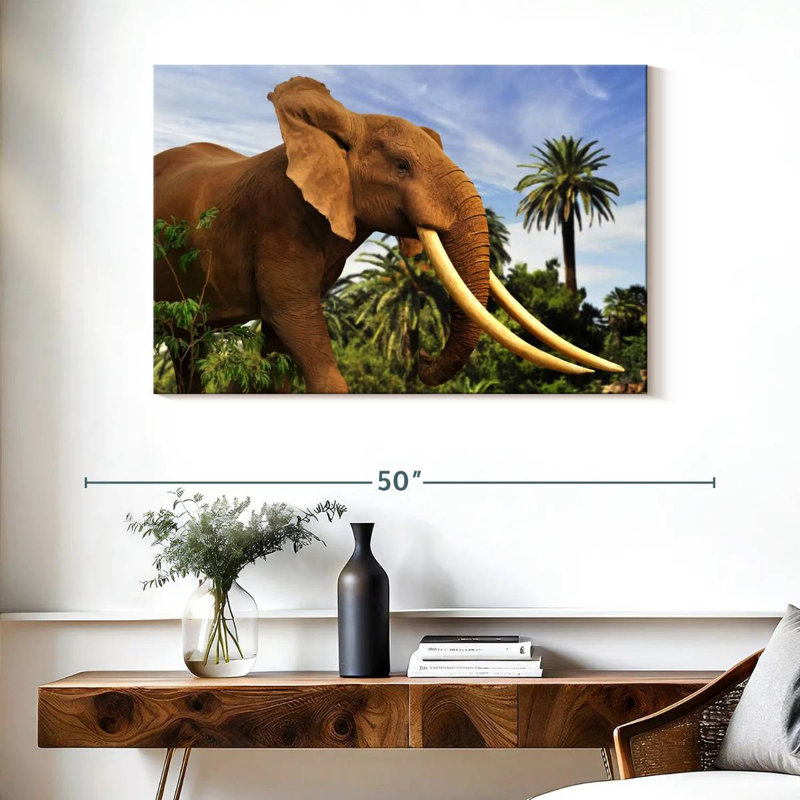Brampt Prime Elephant, 26" H x 39" W