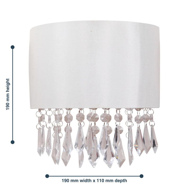 Lanning Steel Wallchiere, Ivory