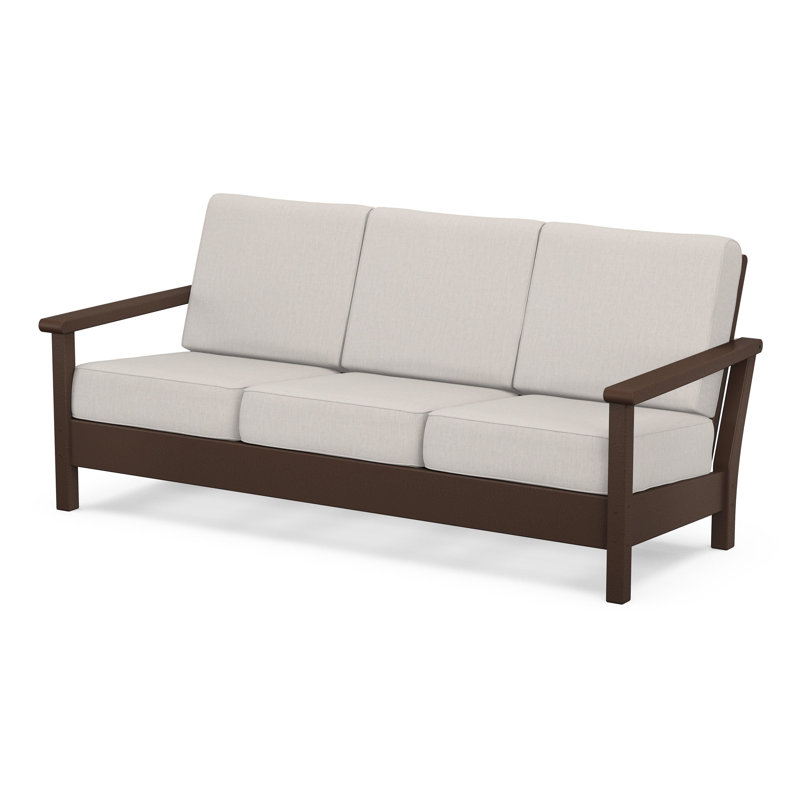 Harbour Deep Seating Sofa, Mahogany, Cast Ash
