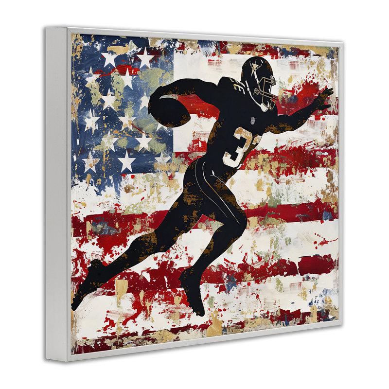Giclée encadrée par Gridiron Glory, conçue par Ray Powers, Giclée encadrée blanc bord de mer, H 11 po x l 14 po