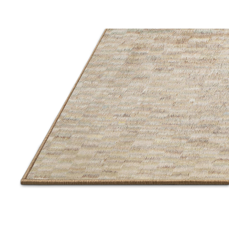 Tapis gris/beige/noir contemporain, Rectangle 5 pi x 7 pi