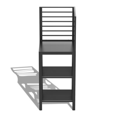Table de préparation de cuisine en aluminium pour l'extérieur: comptoir spacieux, housse de protection supplémentaire, stable sur les planchers inégaux, bureau de 20,02 po x 55,6 po, 55,6 po, gris