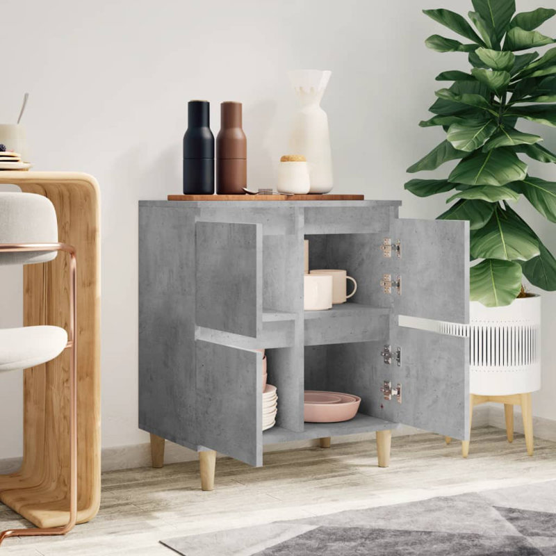 Lakken 60cm Sideboard, Concrete Grey