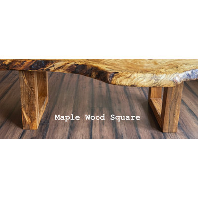 Table basse personnalisable en bois franc d'érable