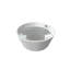 Round Freestanding Acrylic Bathtub - Glossy White - 57" diameter