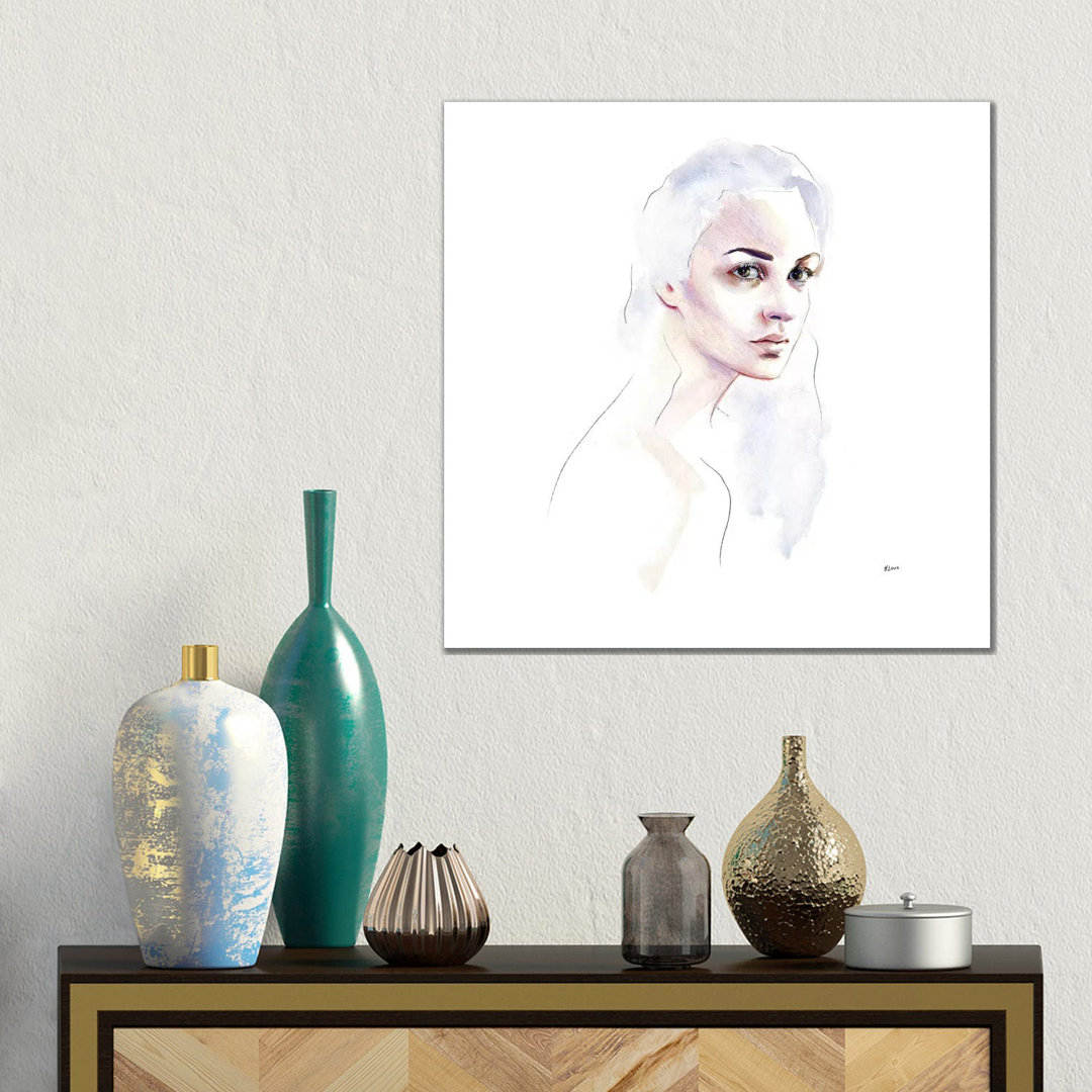 Cloud Hair von Heart Of Lily - Galerie-verpackte Leinwand Giclée auf Leinwand