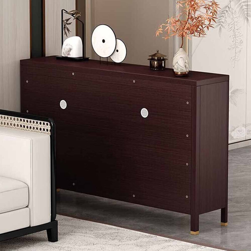 Chinese style large capacity shoe cabinet, 39.37" H x 62.6" W x 13.39" D