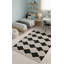 Tapis oriental noir / beige moderne 5 x 8