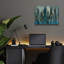  «Rhythmic Reflection C» par Silvia Vassileva, art mural en verre acrylique, 36 po x 24 po-315445791