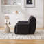Fauteuil en chenille rembourré avec sièges profonds-1572043544