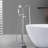 Classical Single-Handle Freestanding Bathtub Faucet With Hand Shower In-111704728