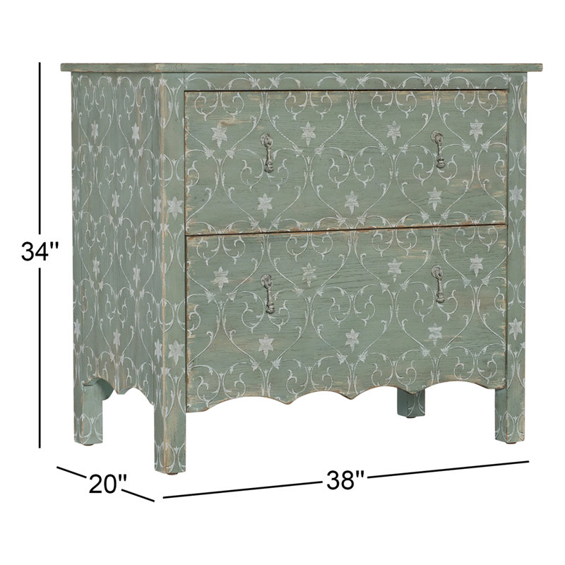 Americana Two-Drawer Accent Chest