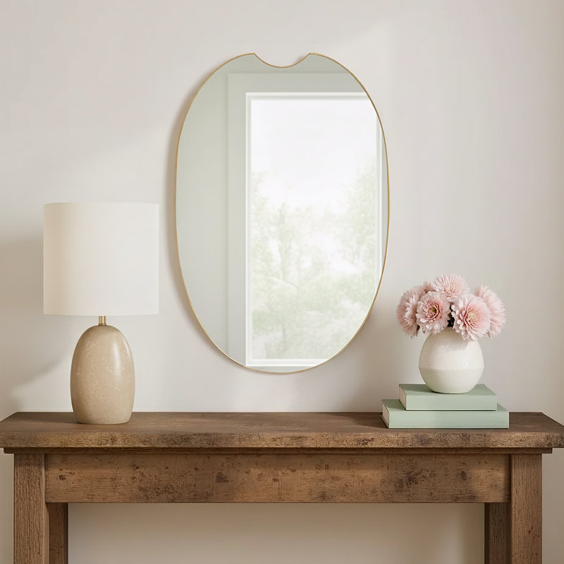 Pippie Metal Oval Wall Mirror