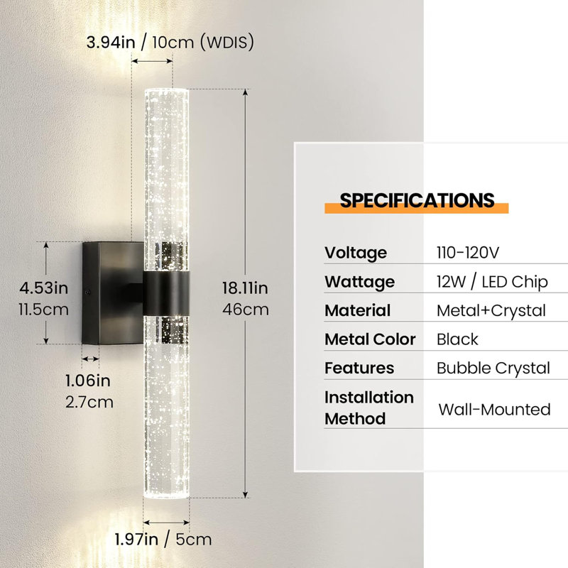 Crystal Wall Lamp