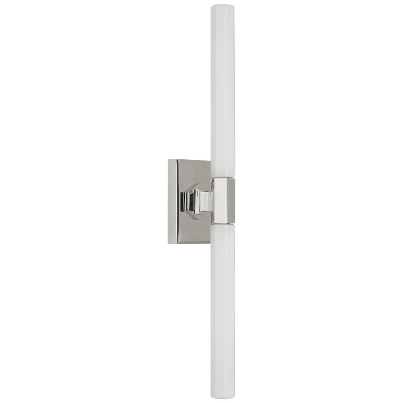 Hawthorne 2 - Light LED Bath Sconce, Polished Nickel