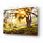  «Restful Radiance» par Erin Dertner, art mural en verre acrylique, 16 po x 12 po