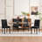 Faux Leather Upholstered Dining Chairs-704175638