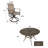 5 Piece Outdoor Patio Dining Set