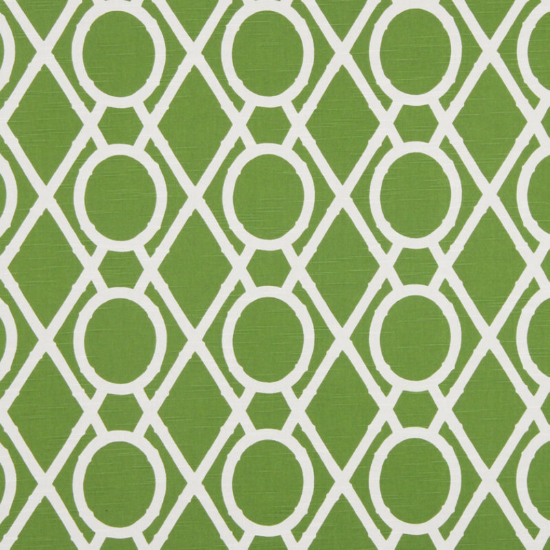 Color Library I 12 MP Lattice Rayon from Bamboo 100% Cotton Fabric, Leaf