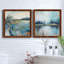 Energetic Earth - ensemble de 2 peintures sur toile encadrées-1904986526-1904986527