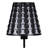 16" Traci Black Geometric Metal Table Lamp
