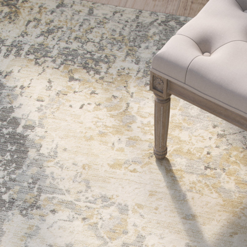 Tapis beige en laine Thora, 3 pi x 5 pi