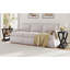 Table de bout noire, table d'appoint étroite avec tablette de rangement, table de bout moderne en X pour salon, chambre à coucher, petit espace,