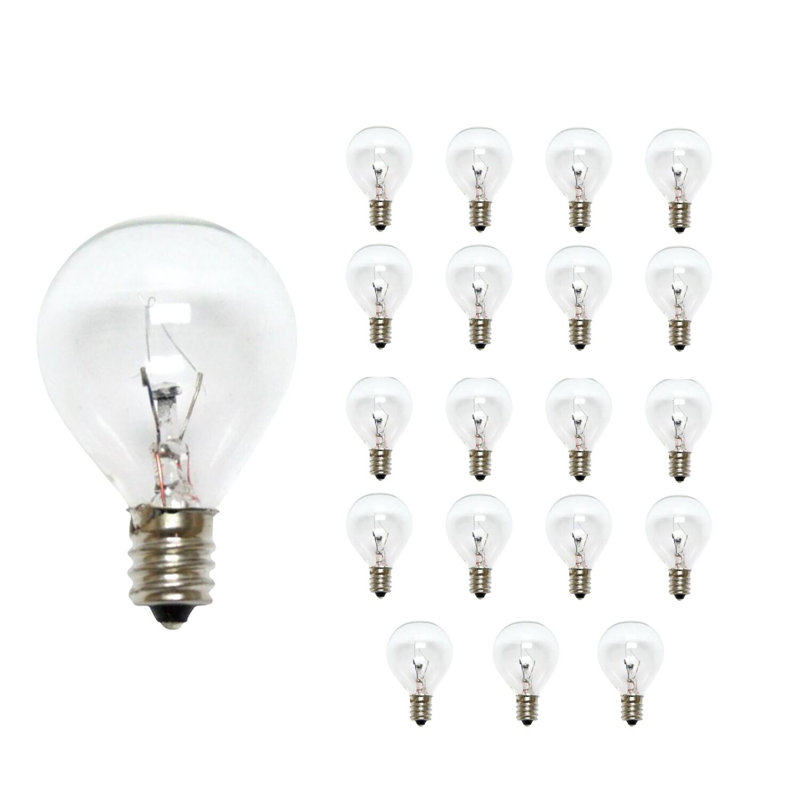 25 Watt, G11 Xenon/Krypton Dimmable Light Bulb, (2700K) E12/Candelabra Base