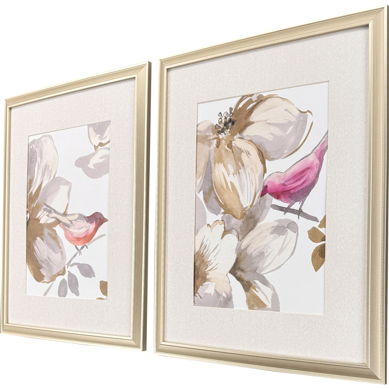 Bird Chatter S/2 Print by Jacobs Propac Images