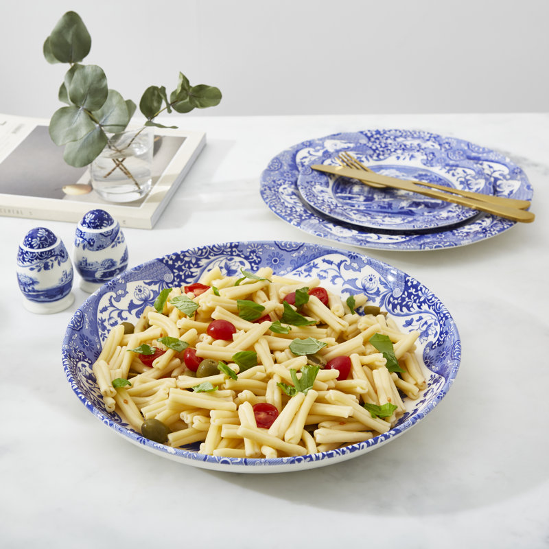 Classic Blue Italian Pasta Bowl