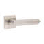 5 Pairs Modern Lima Design Premium Door Handles on Square Rose in Matt Black Finish --1507117531