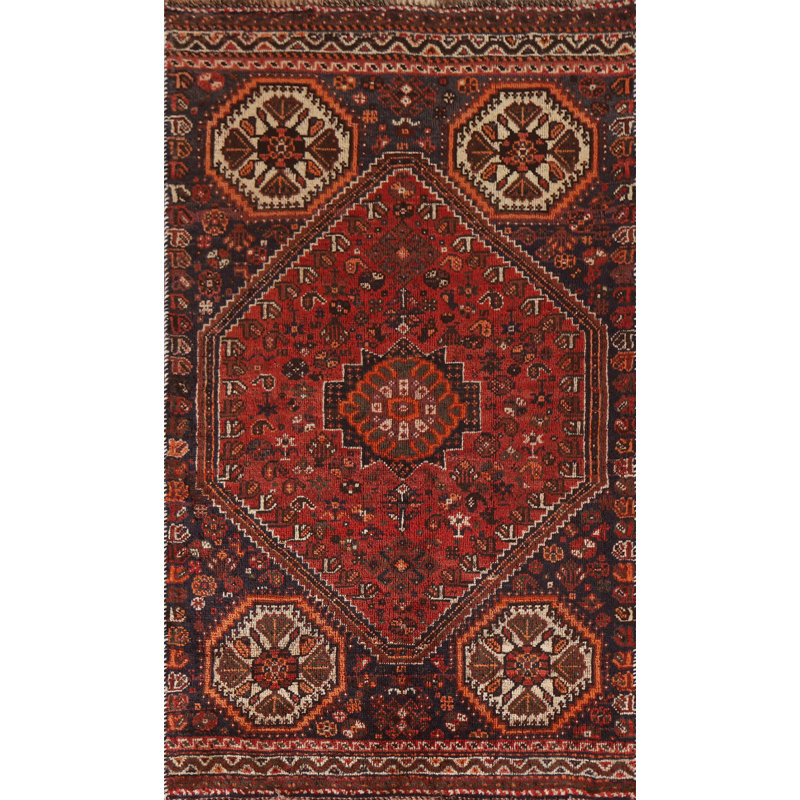 Tapis traditionnel tribal géométrique 3 x 6