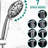 Wall Mounted Dual Shower Head System With Stainless Steel Slide Bar, 7 Spray Settings, 7-setting And 1.8 Gpm, Mount, 59" Hose, Build
