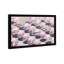 «Pink Umbrella Parade», Glam Beach Parasols Coastal White - impression encadrée-73063281-73063282