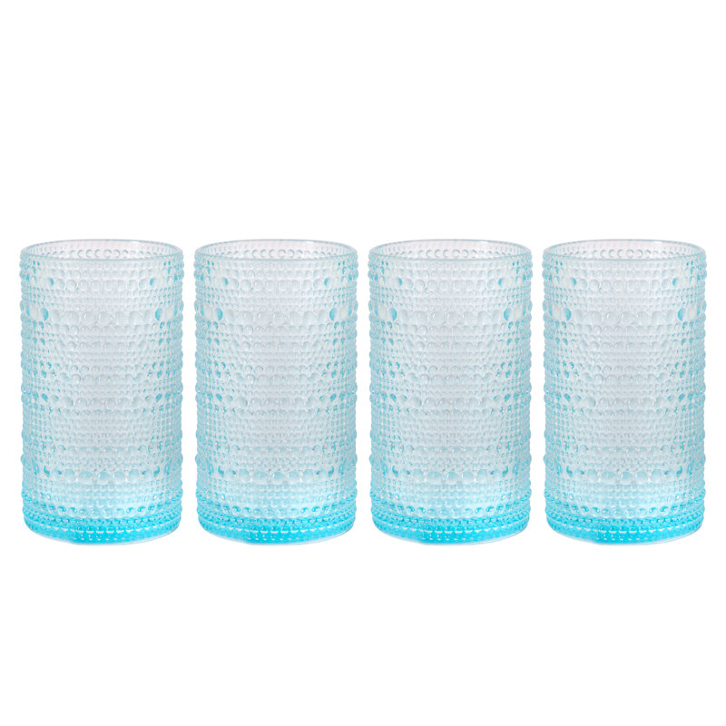 Ensemble de quatre Halo Highball 15 oz, Bleu